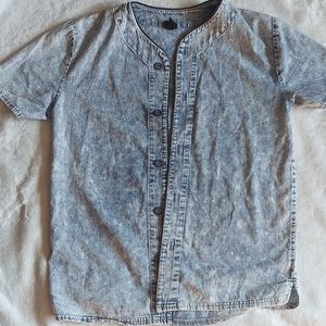 Denim vest XL(18) Art class button up